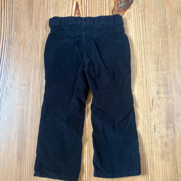 Healthtex retro black corduroy rose embroidered ruffle accent pants SIZE 4T - Picture 5 of 5